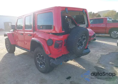 2022 Jeep Wrangler 4Xe Unlimited Rubicon 4X4 из США, поврежденный, VIN 1C4JJXR67NW188702
